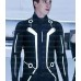 Tron Legacy Sam Flynn Garrett Hedlund Black Leather Jacket