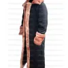 Candyman Yahya Abdul Mateen Anthony Mccoy Black Shearling Coat Candyman Yahya Abdul Mateen Anthony Mccoy Black Shearling Coat