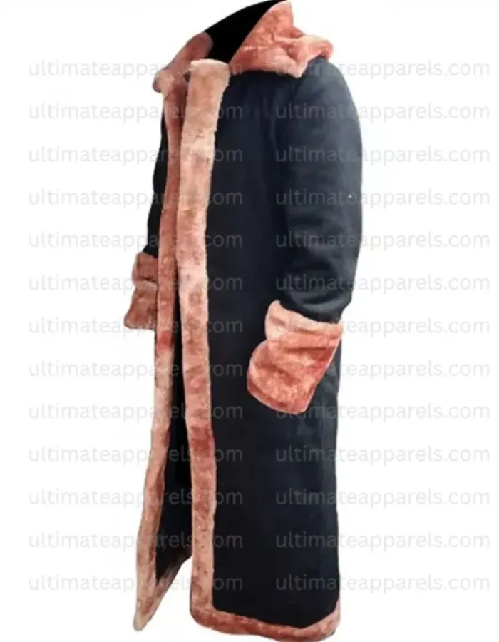 Candyman Yahya Abdul Mateen Anthony Mccoy Black Shearling Coat Candyman Yahya Abdul Mateen Anthony Mccoy Black Shearling Coat