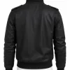 WONDER WOMAN 1984 CHRIS PINE (STEVE TREVOR) BLACK BOMBER JACKET