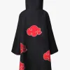 Itachi Uchiha Black Akatsuki Cloud Coat 