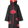 Itachi Uchiha Black Akatsuki Cloud Coat 