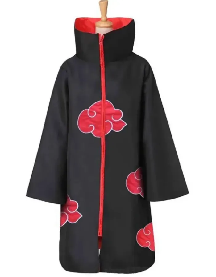 Itachi Uchiha Black Akatsuki Cloud Coat 