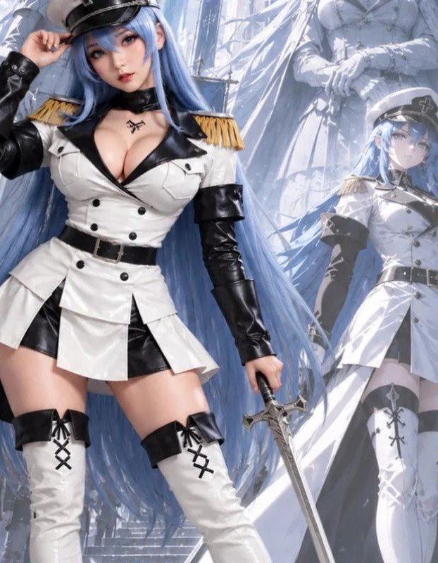 Akame Ga Kill Esdeath Uniform Jacket Akame Ga Kill Esdeath Uniform Jacket