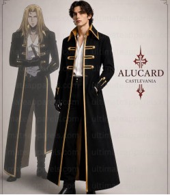 Castlevania Alucard Military Cosplay Long Coat