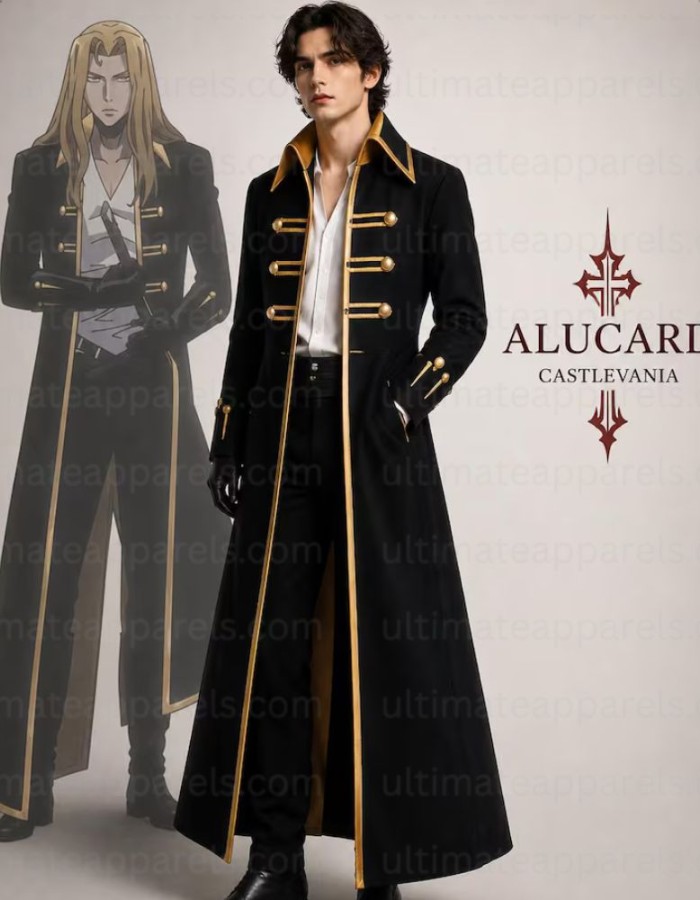 Castlevania Alucard Military Cosplay Long Coat Castlevania Alucard Military Cosplay Long Coat