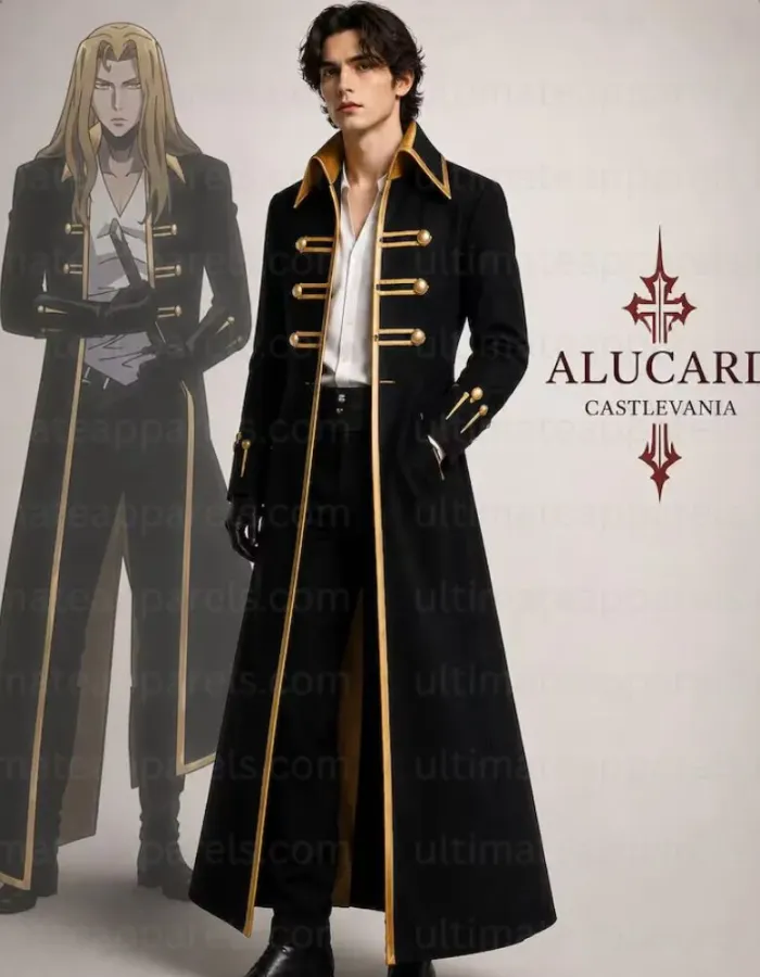 Castlevania Alucard Military Cosplay Long Coat Castlevania Alucard Military Cosplay Long Coat