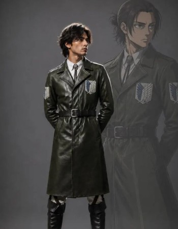Attack on Titan Eren Yeager Trench Coat