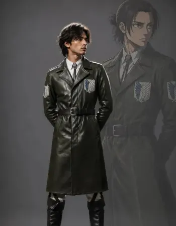 Attack on Titan Eren Yeager Trench Coat