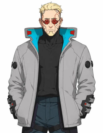 Cyberpunk Edgerunners KingSly Leather Jacket