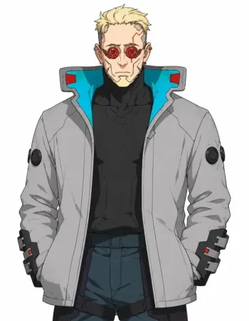 Cyberpunk Edgerunners KingSly Leather Jacket