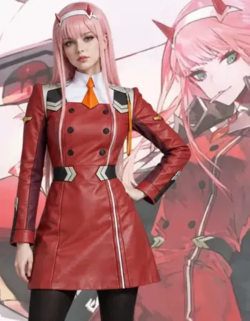 Darling in the Franxx Zero Two Leather Dress