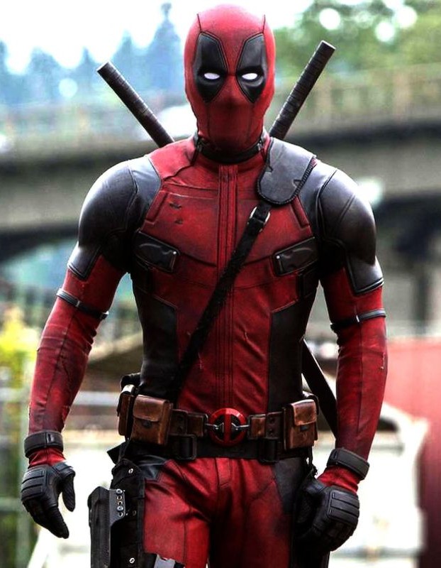 Deadpool Wade Wilson Red & Black Leather Jacket Deadpool Wade Wilson Red & Black Leather Jacket
