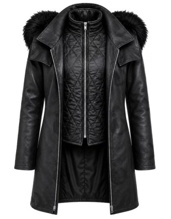 Death Note Mello Fur Trench Coat