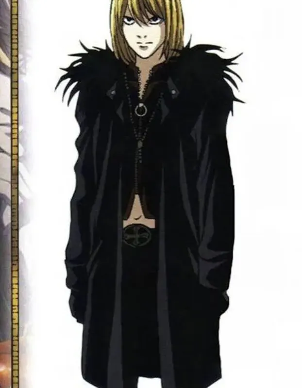 Death Note Mello Fur Trench Coat Death Note Mello Fur Trench Coat