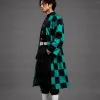 Tanjiro Kamado Demon Slayer Checkered Haori Coat Tanjiro Kamado Demon Slayer Checkered Haori Coat