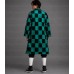 Tanjiro Kamado Demon Slayer Checkered Haori Coat 
