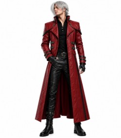 Devil May Cry Dante Red Trench Coat