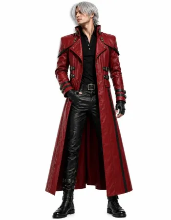 Devil May Cry Dante Red Trench Coat