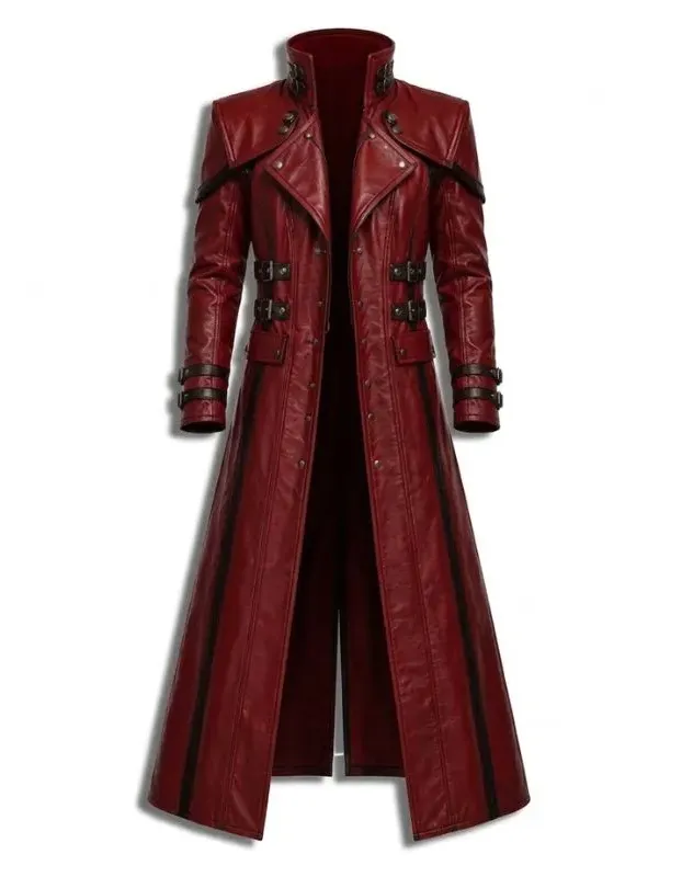 Devil May Cry Dante Red Trench Coat Devil May Cry Dante Red Trench Coat