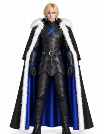 Fire Emblem Dimitri Alexandre Blaiddyd Black Leather Outfit