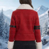 Frieren Beyond Journey End Stark Red Winter Jacket