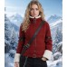 Frieren Beyond Journey End Stark Red Winter Jacket