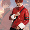 Frieren Beyond Journey End Stark Red Winter Jacket