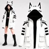 VTuber Fubuki Hooded Leather Jacket VTuber Fubuki Hooded Leather Jacket