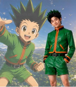 Hunter x Hunter Gon Freecss Leather Jacket