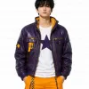 Hunter Jinwoo Sung Solo Leveling Purple Bomber Jacket Hunter Jinwoo Sung Solo Leveling Purple Bomber Jacket