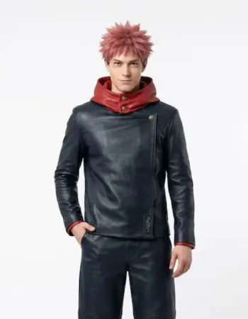 Jujutsu Kaisen Yuji Itadori Leather Jacket Jujutsu Kaisen Yuji Itadori Leather Jacket