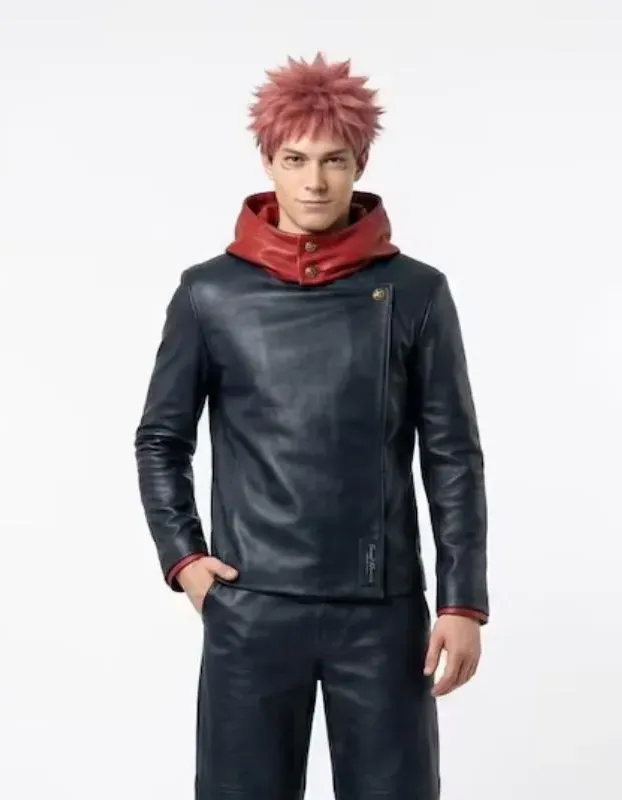 Jujutsu Kaisen Yuji Itadori Leather Jacket Jujutsu Kaisen Yuji Itadori Leather Jacket