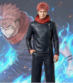 Jujutsu Kaisen Yuji Itadori Leather Jacket