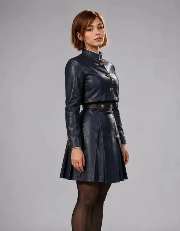 Jujutsu Kaisen Nobara Kugisaki Leather Dress