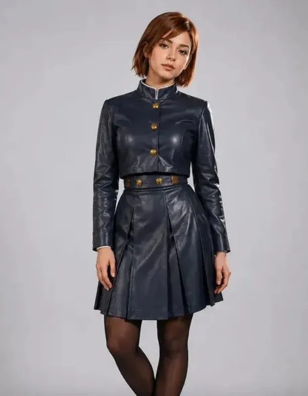 Jujutsu Kaisen Nobara Kugisaki Leather Dress