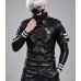 Ken Kaneki Tokyo Ghoul Black Biker Leather Jacket