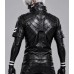 Ken Kaneki Tokyo Ghoul Black Biker Leather Jacket