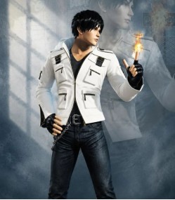 King of Fighters Kyo Kusanagi White Leather Jacket