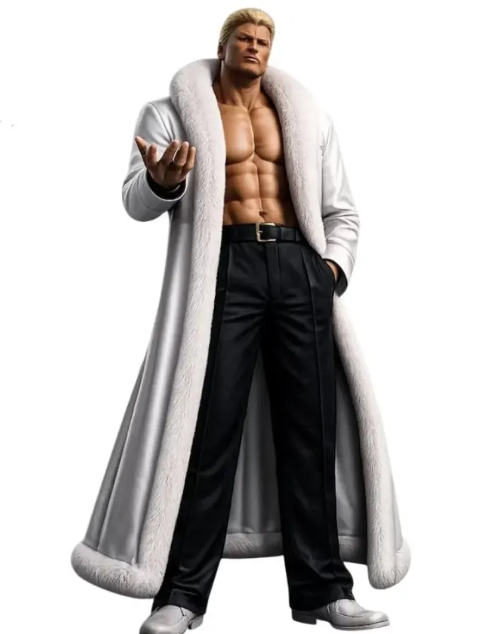 King of Fighters Ryuji Yamazaki Leather Coat