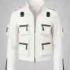 King of Fighters Kyo Kusanagi White Leather Jacket