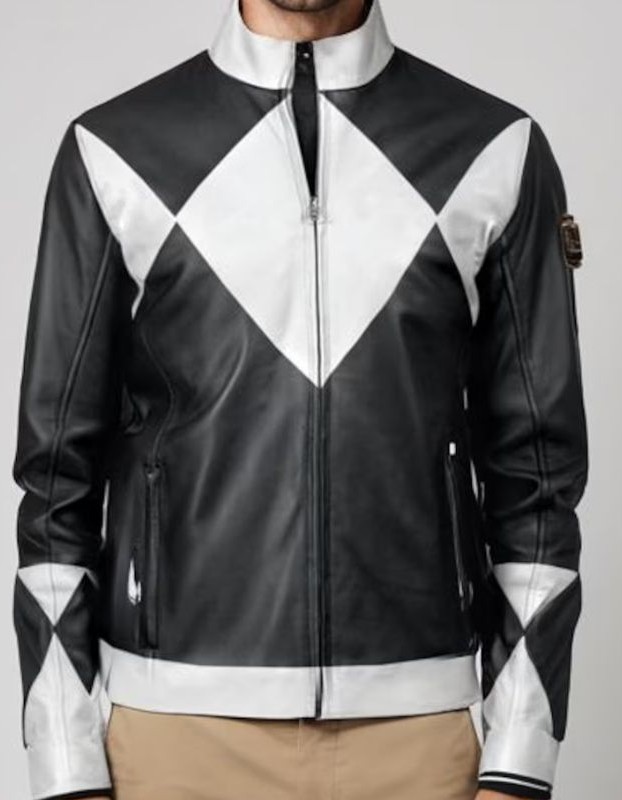 Mighty Morphin Power Rangers Black Ranger Leather Jacket Mighty Morphin Power Rangers Black Ranger Leather Jacket