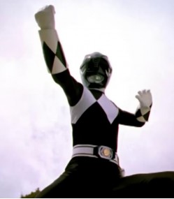 Mighty Morphin Power Rangers Black Ranger Leather Jacket