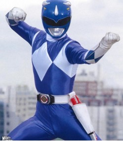 Mighty Morphin Power Rangers Blue Ranger Leather Jacket