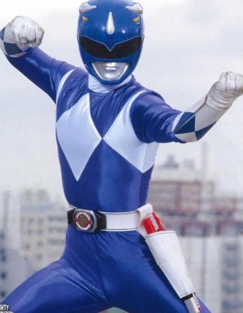 Mighty Morphin Power Rangers Blue Ranger Leather Jacket
