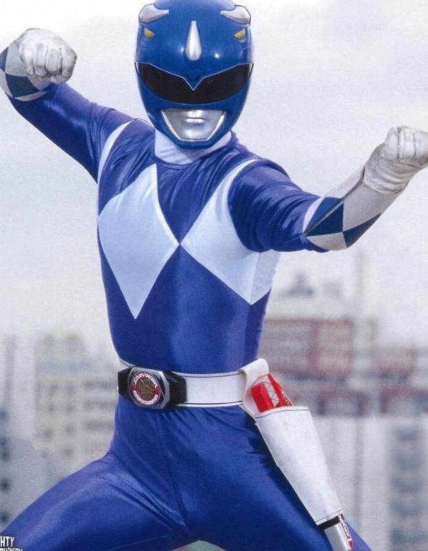 Mighty Morphin Power Rangers Blue Ranger Leather Jacket