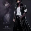 My Hero Academia Dabi Leather Trench Coat