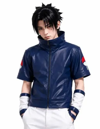 Naruto Sasuke Uchiha Short Sleeve Jacket Naruto Sasuke Uchiha Short Sleeve Jacket