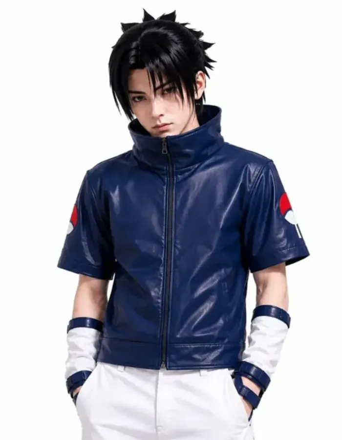 Naruto Sasuke Uchiha Short Sleeve Jacket