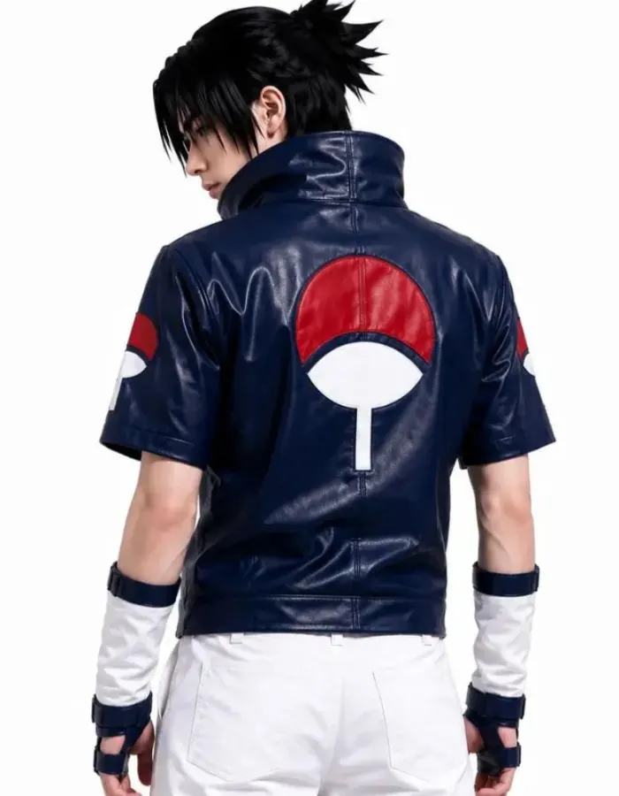 Naruto Sasuke Uchiha Short Sleeve Jacket